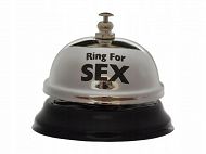 Dzwonek barowy - Ring for sex - Srebrny