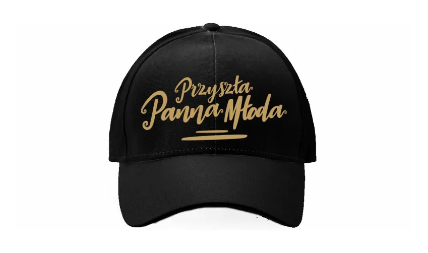 Czapka czarna - Przyszła Panna Młoda