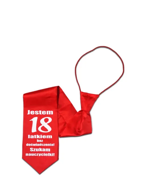 Krawat czerwony - Jestem 18-latkiem bez doświadczenia, szukam nauczycielki