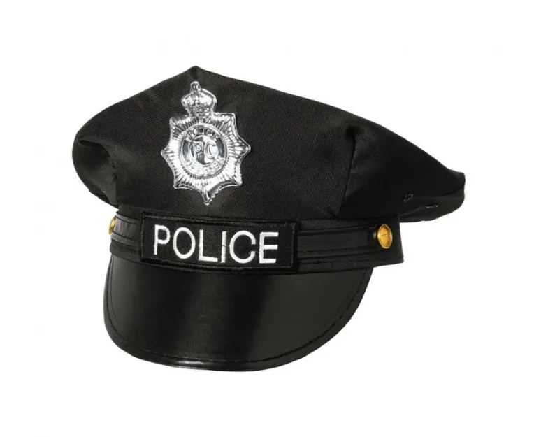 Czapka dla dorosłych - Police, czarna
