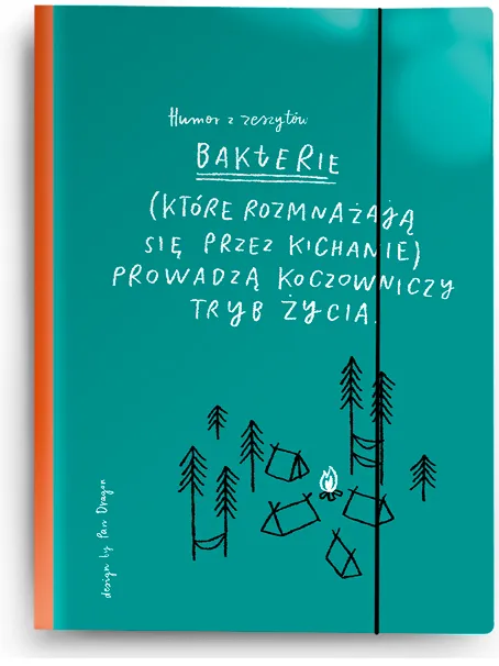 Teczka A4 z gumką - Bakterie (które rozmnażają się przez kichanie) prowadzą koczowniczy tryb życia