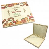 Drewniane pudełko - Dla kochanej Babci (słodycze) na czekoladki Merci