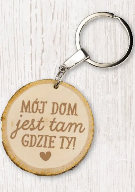 Eko brelok - Mój dom jest tam gdzie Ty!