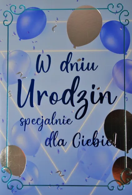 Karnet 4K - W dniu urodzin specjalnie dla Ciebie