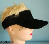 Czapka rozczochrana z czarnym daszkiem - 2