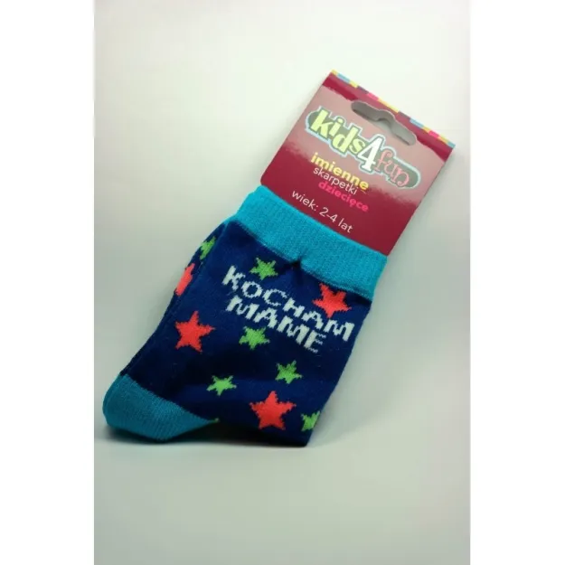 Skarpetki dziecięce Kukartka - Kocham Mamę