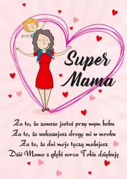 Dyplom -  Super Mama