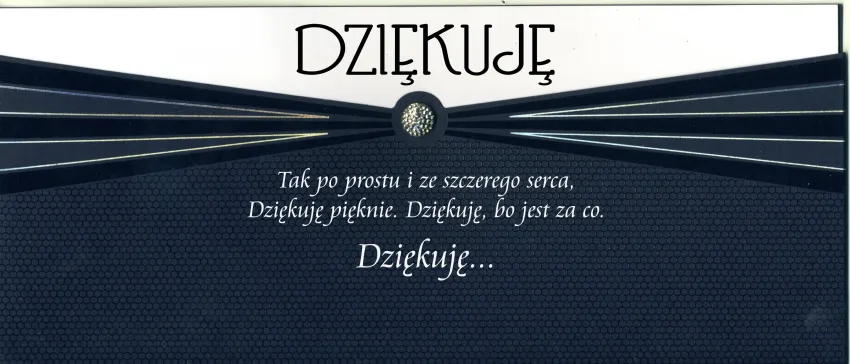 Karnet Primus - Dziękuję