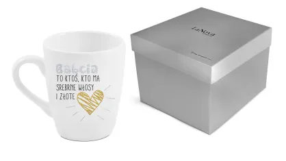Kubek baryłka - Babcia to ktoś kto ma srebrne włosy i złote serce