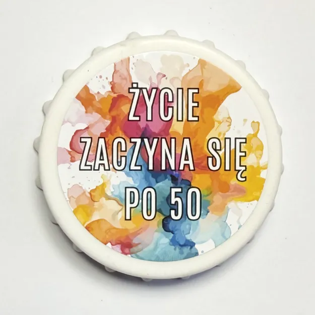 Otwieracz kapsel - Życie zaczyna się po 50