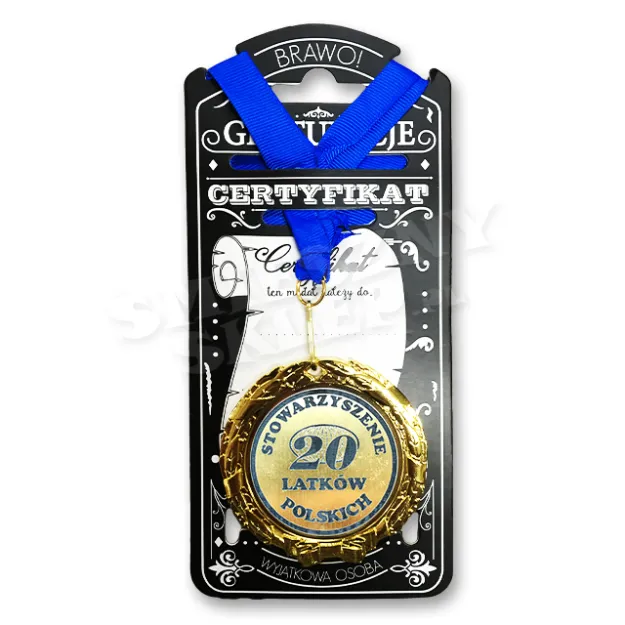 Medal w folii - Stowarzyszenie 20-latków polskich