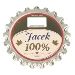 Otwieracz, podstawka, magnes 3w1 - Jacek - 100% facet - 2