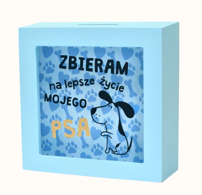 Skarbonka Skarbbox - Zbieram na lepsze życie mojego psa