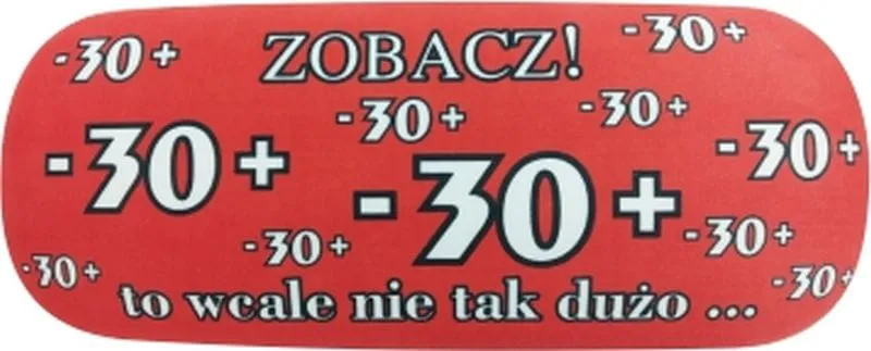 Etui na okulary - Zobacz - 30 - to wcale nie tak dużo...