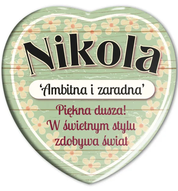 Magnes serce - Nikola. Ambitna i zaradna. Piękna dusza! W świetnym stylu zdobywa świat.