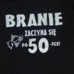 Koszulka - Branie zaczyna się po 50-stce! (nadruk kolor) - 2