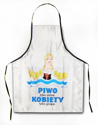 Fartuch - Piwo tylko zimne, kobiety tylko gorące