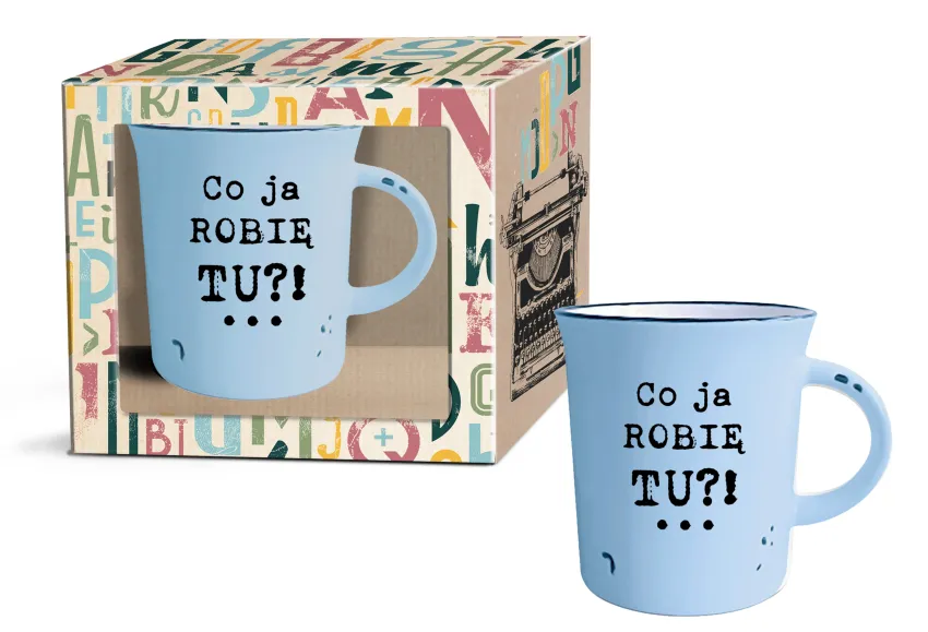 Kubek garnuszek retro - Co ja robię tu!?