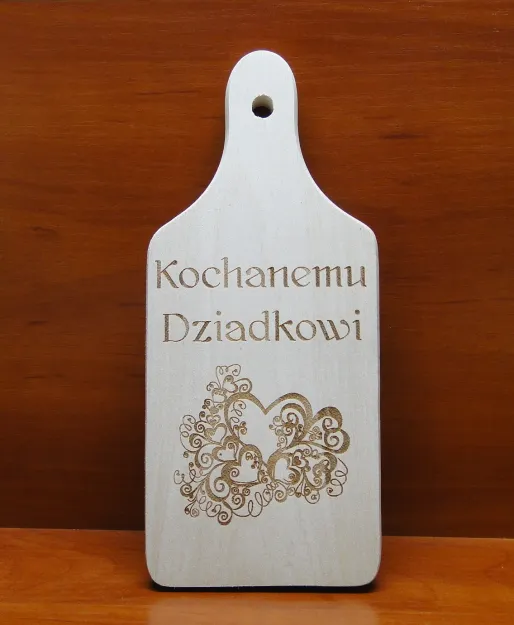 Deska kuchenna - Kochanemu Dziadkowi (serce)