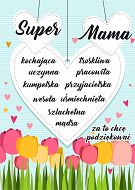 Dyplom -  Super Mama (tulipany)
