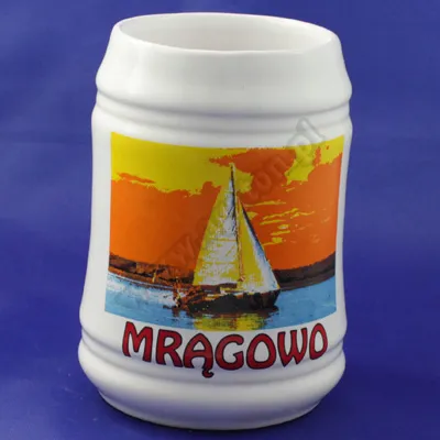 Kufel ceramiczny - Mrągowo