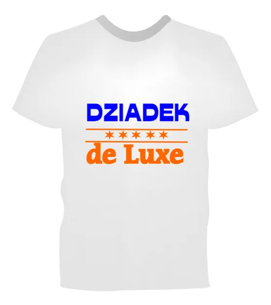 Koszulka biała - Dziadek de luxe