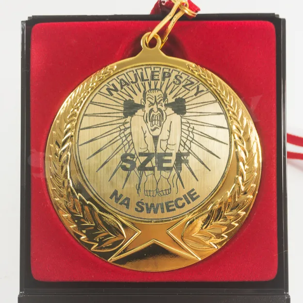Medal w etui - Najlepszy szef na świecie