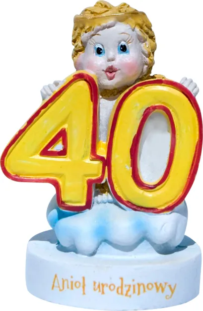 Angel love mały - Anioł na 40 Urodzinowy