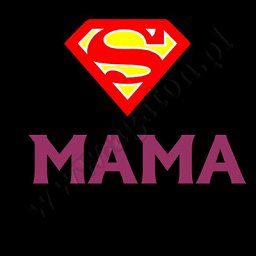 Koszulka - Super Mama (kolor)