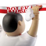 Kibic Polska - do postawienia lub przymocowania na szybę np. w samochodzie - 3