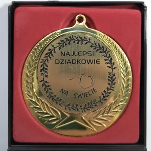 Medal w etui - Najlepsi dziadkowie na świecie