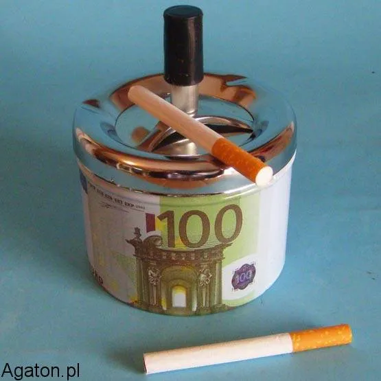 Popielniczka zamykana - Euro