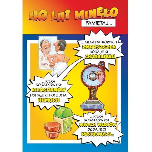 Karnet - 40 lat minęło pamiętaj ...
