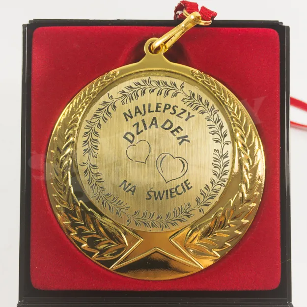 Medal w etui - Najlepszy Dziadek na świecie