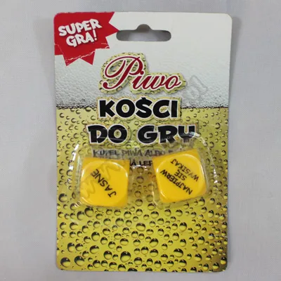 Kości do gry - piwo