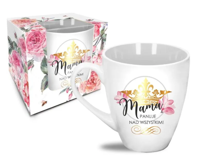 Kubek NBC pastel - Mama panuje nad wszystkim!