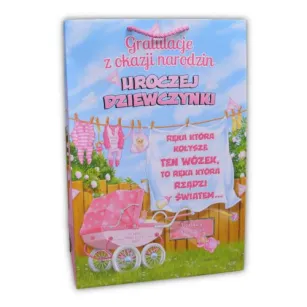 Torebka L - Gratulacje z okazji narodzin uroczej dziewczynki