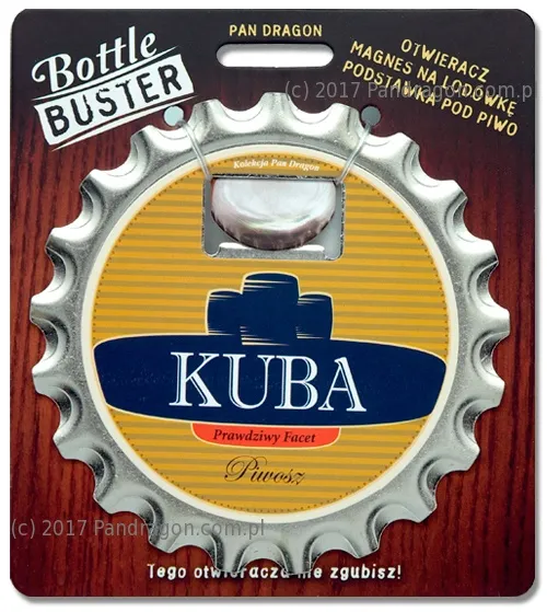 Otwieracz, podstawka, magnes 3w1 - Kuba - prawdziwy facet