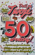 Karnet + zawieszka - Dziś są Twoje 50 urodziny