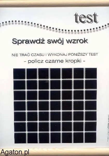 Dyplom - Sprawdź swój wzrok - test