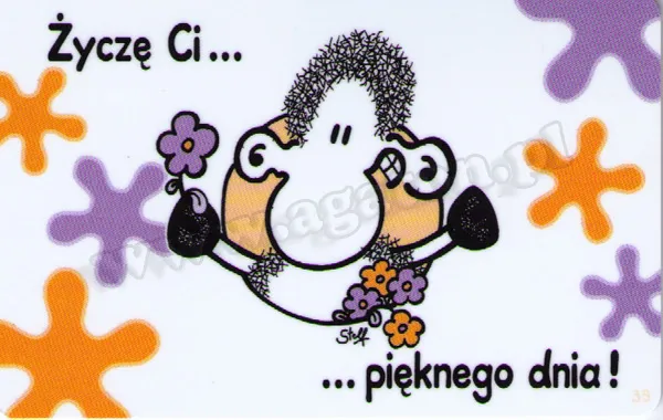 Karta Sheepworld - Życzę Ci ... pięknego dnia