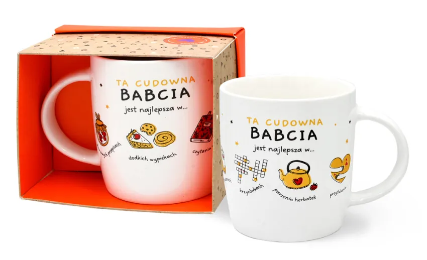 Kubek Top - Ta cudowna Babcia jest najlepsza w ....