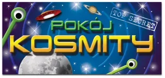 Tabliczka 3D na drzwi - Pokój kosmity - Top secret