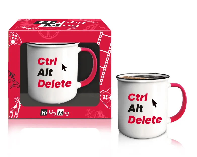 Kubek garnuszek - Ctrl, Alt, Delete