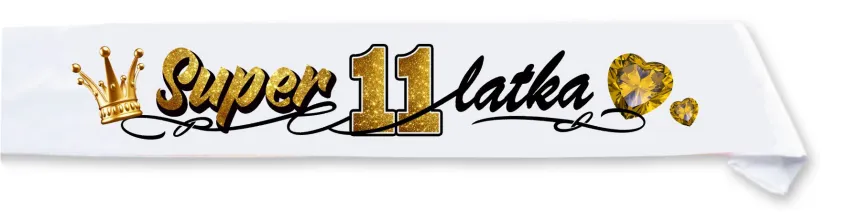 Szarfa dziecięca - Super 11 latka