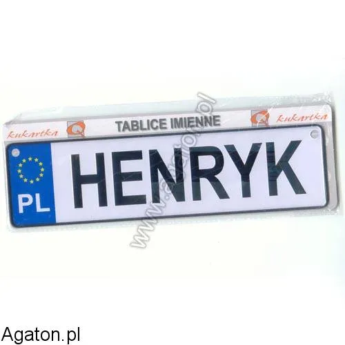 Tablica imienna - Henryk