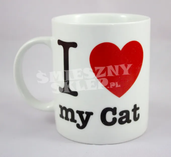 Kubek Kukartka - I love my Cat