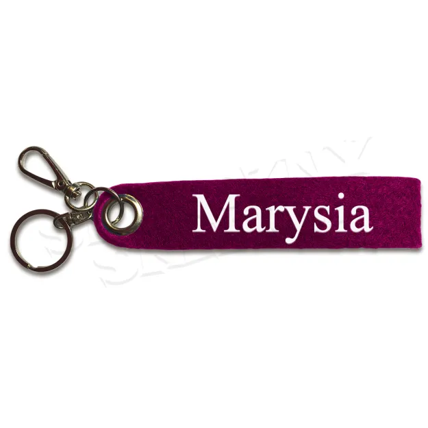 Brelok filcowy z imieniem - Marysia