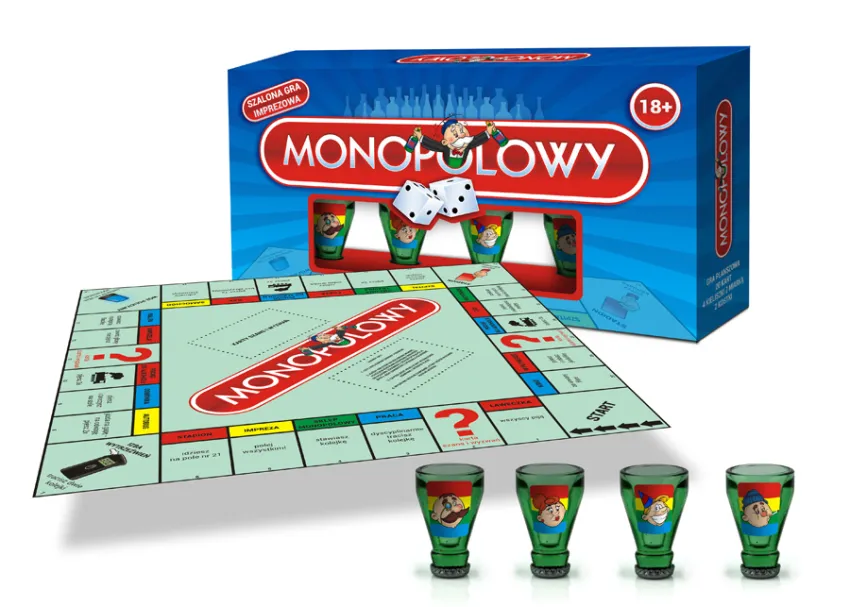 Szalona gra imprezowa - Monopolowy 18+