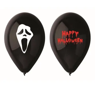 Balony "Straszne Halloween" - 5 szt